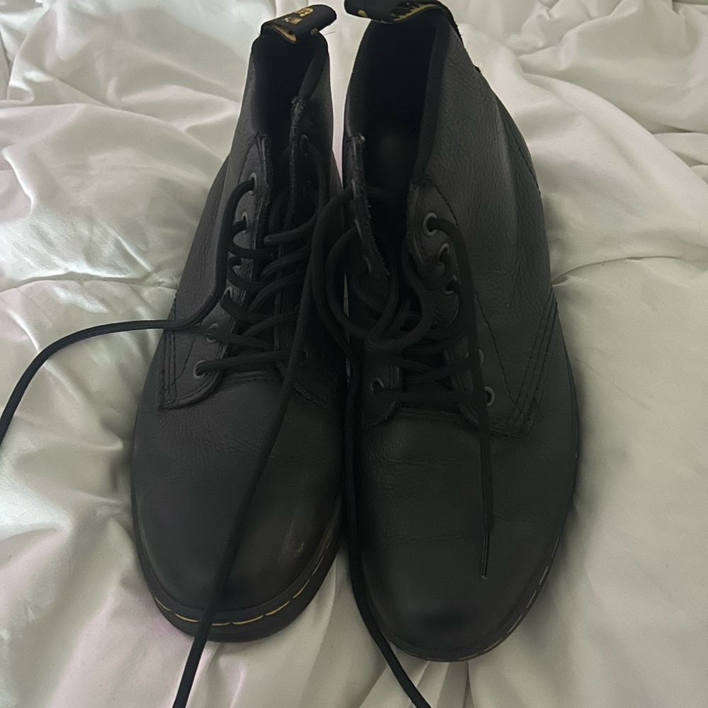 Doc Martens—Black Leather Boots